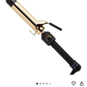 Professional Gold and Black Curling Iron